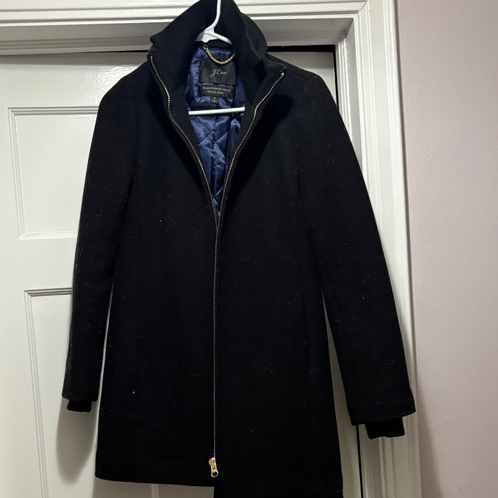 J. Crew Black Jacket with Gold Accents